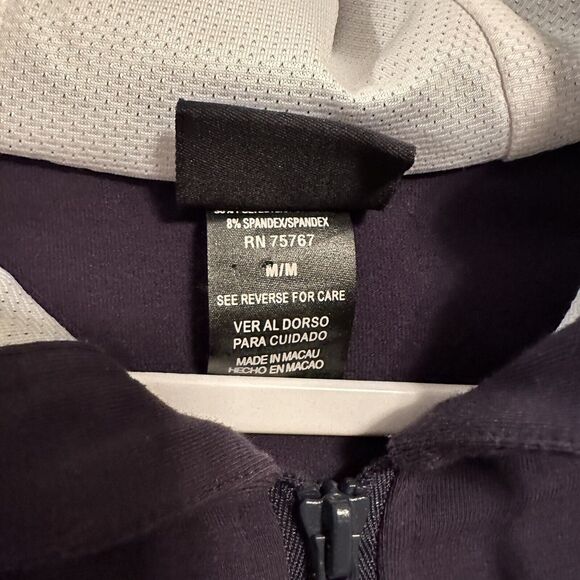 Jimmie Johnson 48 Signed NASCAR Jacket Full Zip Hooded Blue Medium - Picture 3 of 8